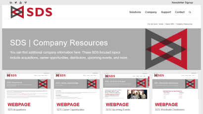 Company Resources page